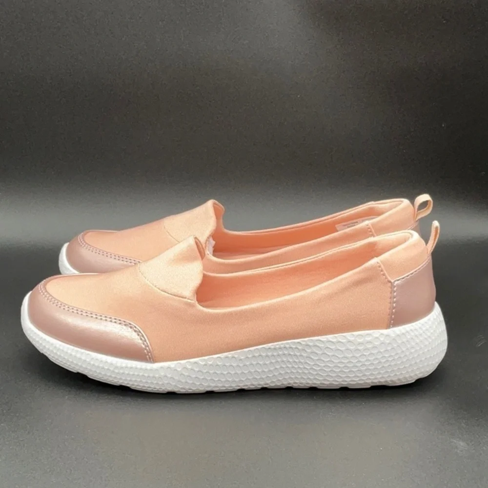 Land’s End - Rose Gold Metal Gatas Slip on Shoe